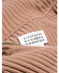 beige Pullover mit einem Reißverschluß von Maison Margiela