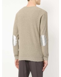 beige Pullover mit einem Rundhalsausschnitt von Zambesi