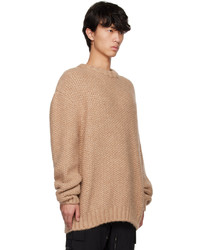 beige Pullover mit einem Rundhalsausschnitt von Givenchy