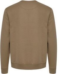 beige Pullover mit einem Rundhalsausschnitt von BLEND