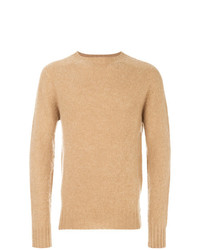 beige Pullover mit einem Rundhalsausschnitt von Howlin'