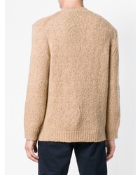 beige Pullover mit einem Rundhalsausschnitt von Kenzo