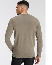 beige Pullover mit einem Rundhalsausschnitt von ONLY & SONS
