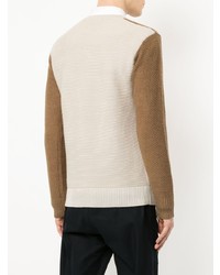 beige Pullover mit einem Rundhalsausschnitt von GUILD PRIME