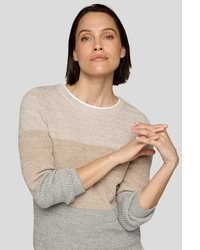 beige Pullover mit einem Rundhalsausschnitt von RABE