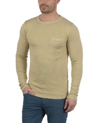 beige Pullover mit einem Rundhalsausschnitt von Redefined Rebel