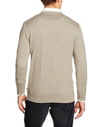 beige Pullover mit einem Rundhalsausschnitt von Scotch & Soda