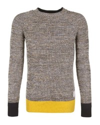 beige Pullover mit einem Rundhalsausschnitt von Scotch & Soda