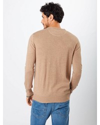 beige Pullover mit einem Rundhalsausschnitt von Scotch & Soda