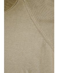 beige Pullover mit einem Rundhalsausschnitt von Signum