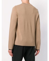 beige Pullover mit einem Rundhalsausschnitt von Joseph