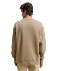 beige Pullover mit einem Rundhalsausschnitt von Tom Tailor