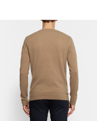 beige Pullover mit einem Rundhalsausschnitt von Theory