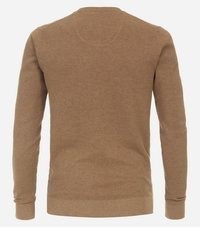 beige Pullover mit einem V-Ausschnitt von Redmond