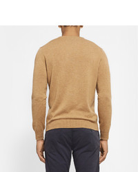 beige Pullover mit einem V-Ausschnitt von J.Crew