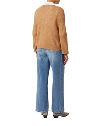 beige Pullover von Comma