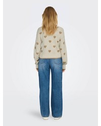 beige Pullover von Jdy