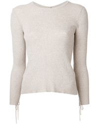 beige Pullover von Muller of Yoshio Kubo