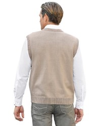 beige Pullunder von MARCO DONATI