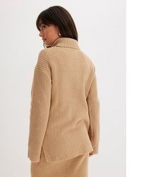 beige Rollkragenpullover von bonprix