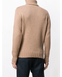 beige Rollkragenpullover von Drumohr