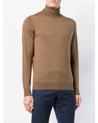 beige Rollkragenpullover von Dell'oglio