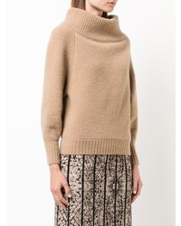 beige Rollkragenpullover von Sally Lapointe