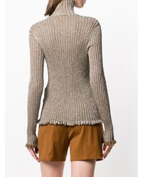 beige Rollkragenpullover von Chloé