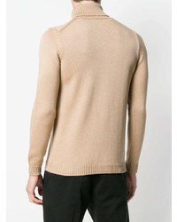 beige Rollkragenpullover von Roberto Collina