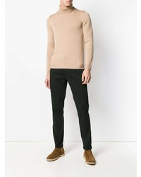 beige Rollkragenpullover von Roberto Collina