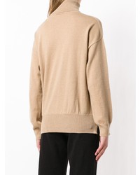 beige Rollkragenpullover von Mauro Grifoni