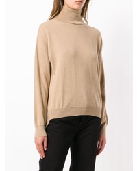 beige Rollkragenpullover von Mauro Grifoni