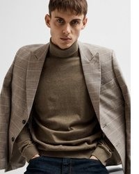 beige Rollkragenpullover von Selected