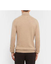 beige Rollkragenpullover von Tomas Maier