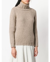 beige Rollkragenpullover von Incentive! Cashmere