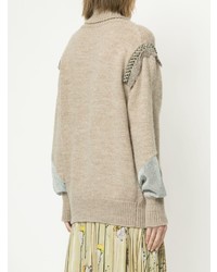 beige Rollkragenpullover von Muller Of Yoshiokubo