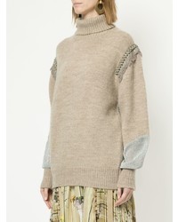 beige Rollkragenpullover von Muller Of Yoshiokubo