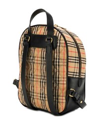 beige Rucksack mit Schottenmuster von Burberry