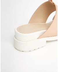 beige Sandalen von Asos