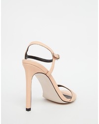 beige Sandaletten von Asos