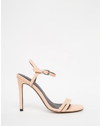 beige Sandaletten von Asos