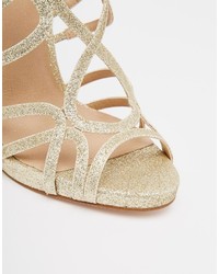 beige Sandaletten von Asos