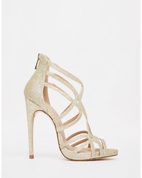 beige Sandaletten von Asos