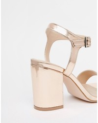 beige Sandaletten von Asos