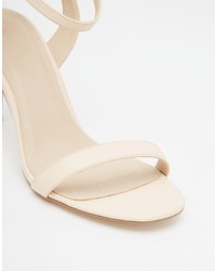 beige Sandaletten von Asos