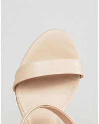 beige Sandaletten von Asos