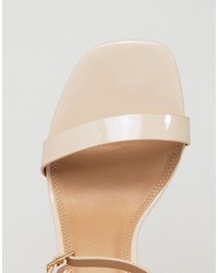 beige Sandaletten von Asos