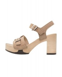 beige Sandaletten von Softclox