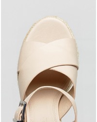 beige Sandaletten von Asos