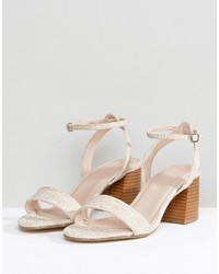 beige Sandaletten von Asos